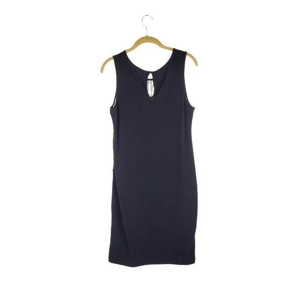 Banana Republic Factory Tank Dress Black Yellow Blue Gradient Womens Size Medium - Picture 2 of 6